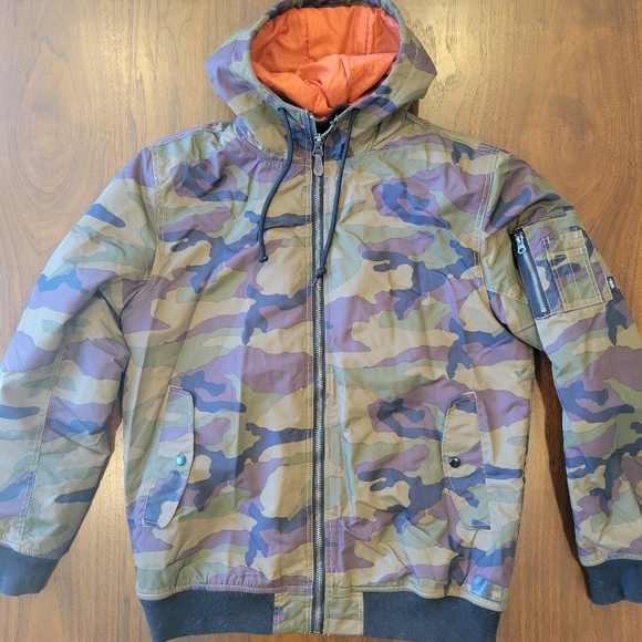 Vans Kilroy Bomber Mte Jacket Camo 